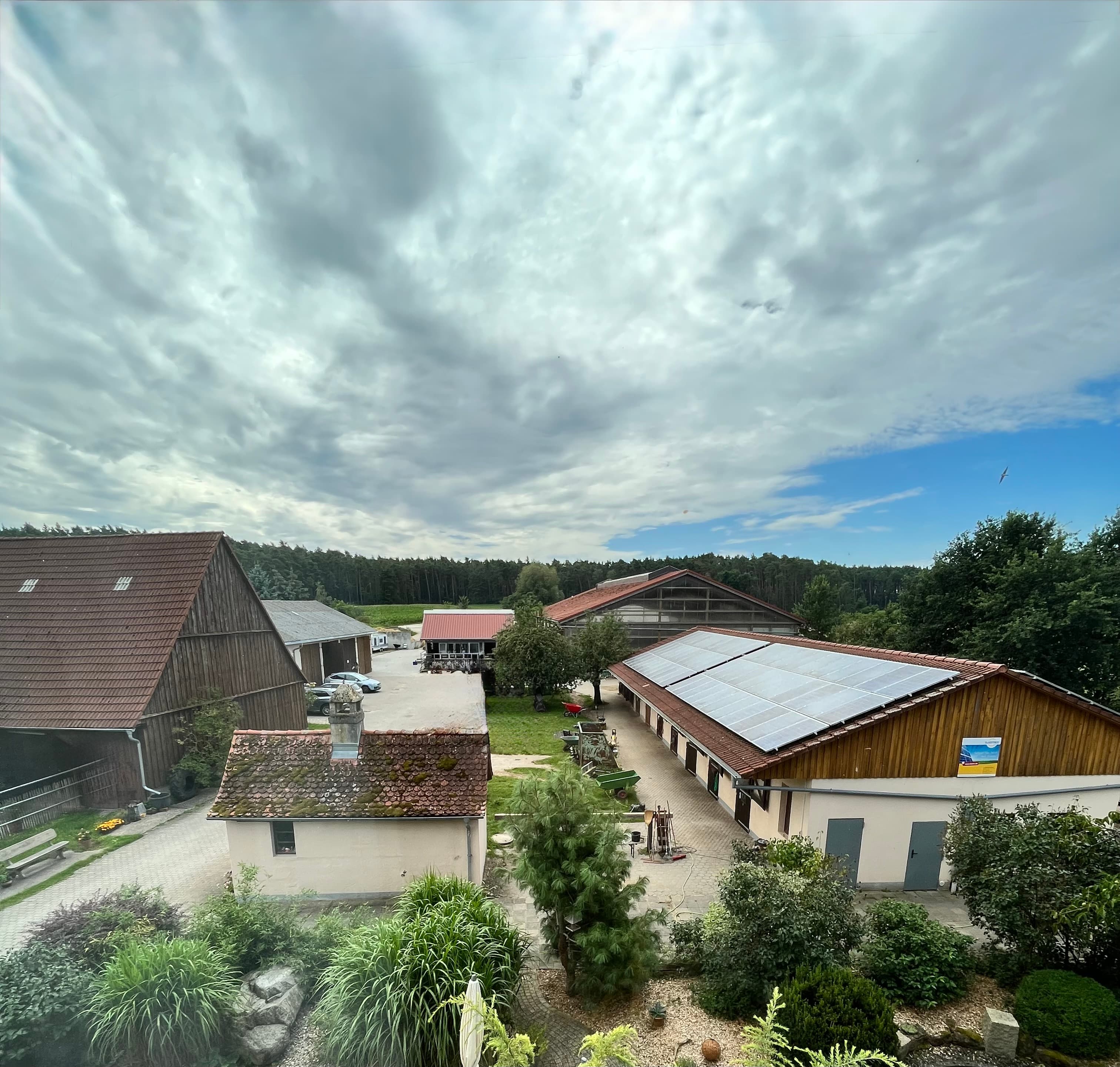 Gesamtansicht der Hofanlage Reiterhof Harm
